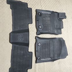 Toyota 4Runner OEM all weather car floor mats for 2013 - 2024