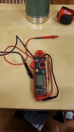 Uni-t clamp on multi meter electrical tester tool