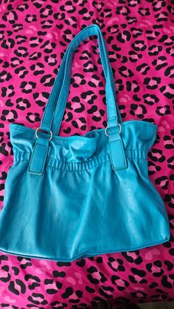 Blue purse