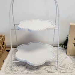 2 Tiered Dessert Stand 