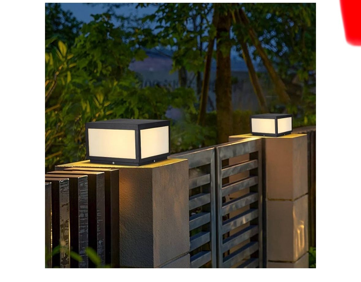 Pillar Lamp Post Light, Fence Deck Cap Light 