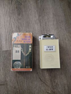 Vintage Door Chain Burglar Alarm For Sale