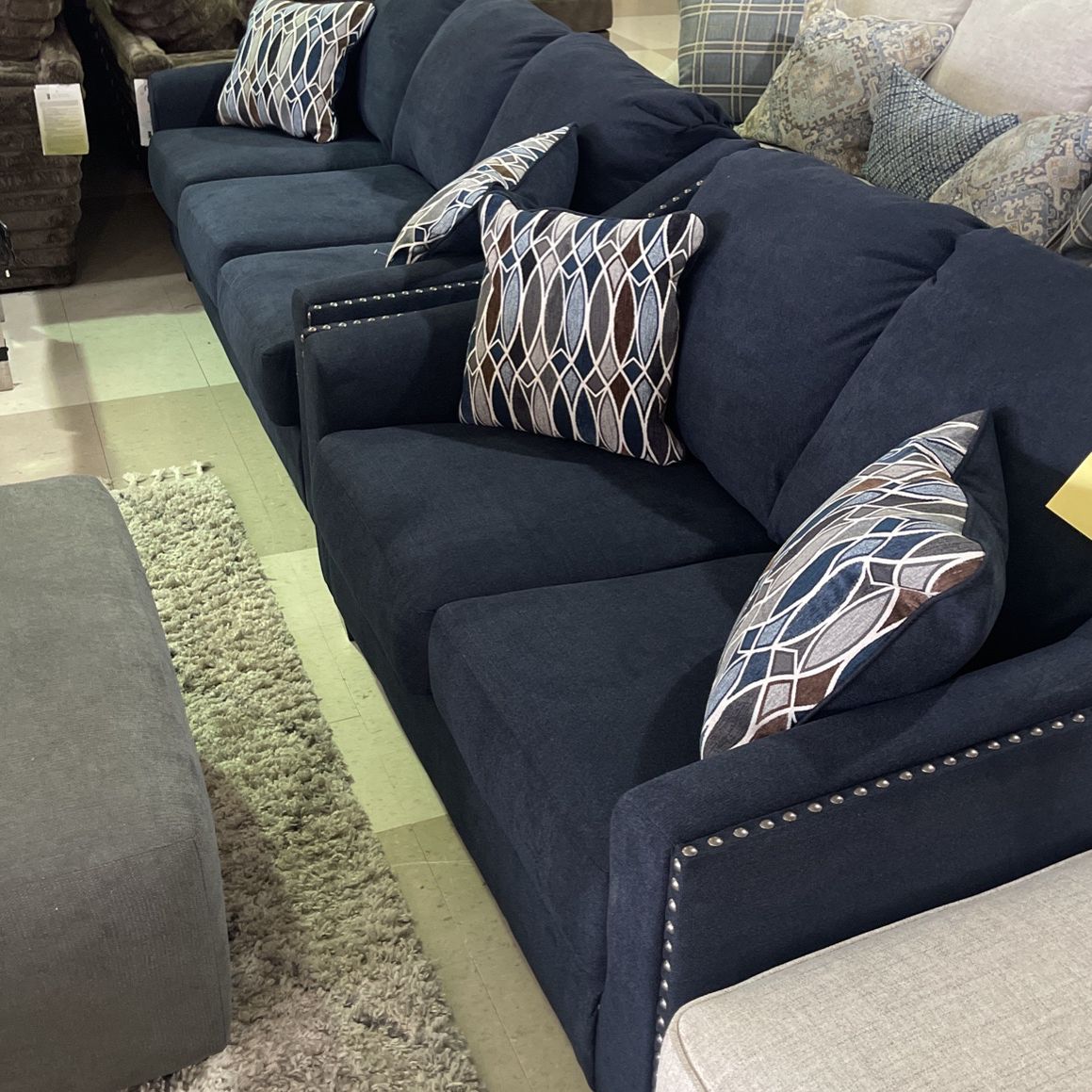 Blue Sofa Love Set On Sale - Loving Room - Ask For Payment Plan