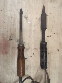 Vintage soldering irons