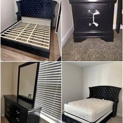 BRAND NEW QUEEN WELL CRAFTED BEDROOM SET!! WE DELIVER!!!
