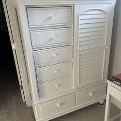 Large White Dresser