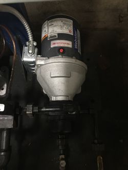 115v Oil transfer pump asking $300. New $750 plus tax