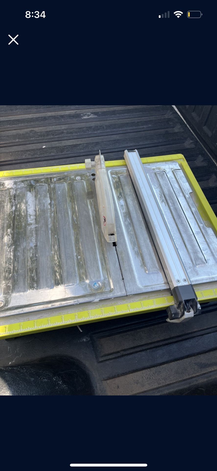 Wet Tile Saw Ryobi Table Top tile Saw