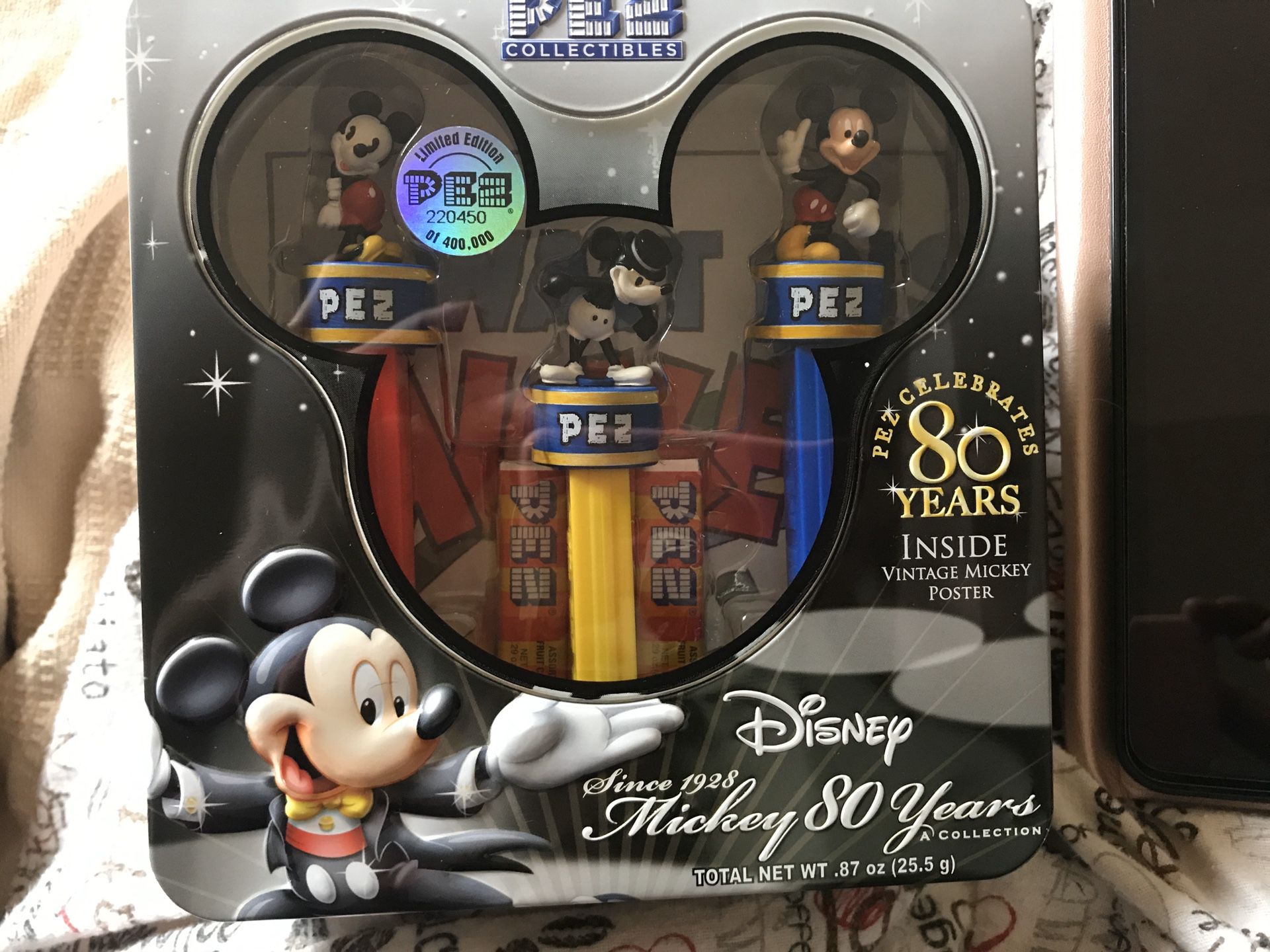 Pez Disney Collectable Tin