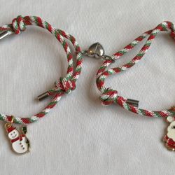 2Pcs Christmas Wish Bracelets