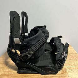 Burton Cartel  Bindings Size M/L All Black Re Flex 
