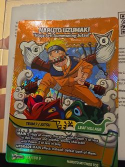 SDCC 2026 Naruto Mythos TCG Naruto Uzumaki IGN Promo Card Exclusive