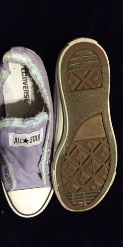 Converses "Frayed Trim Sz.7