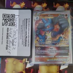 Lucario Vstar Swsh214 Near Mint