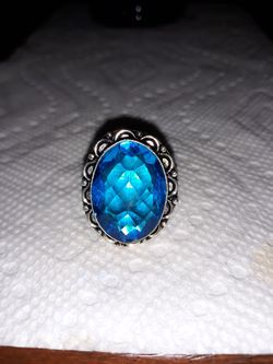 Beautiful Blue Topaz ring