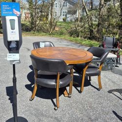 3 ITALIAN LEATHER CHAIRS