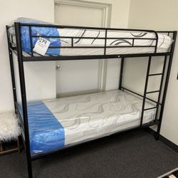 Metal Twin Size Bunk Bed Frame