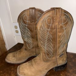 Women’s Waterproof Square toe Boots 