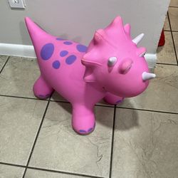 Pink dinouser bouncer