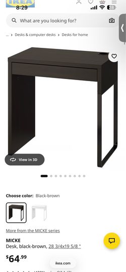 IKEA MICKE DESK BROWN