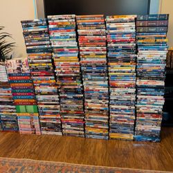 350+ DVDs, Blu-rays, Movies And TV Shows