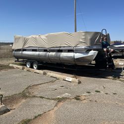 Pontoon  Boat For Sale Or Trade (contact info removed) J R