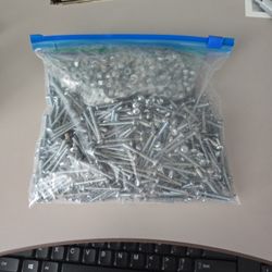 Hardware, #6 1 1/4" Bolt Plus Locking Nut