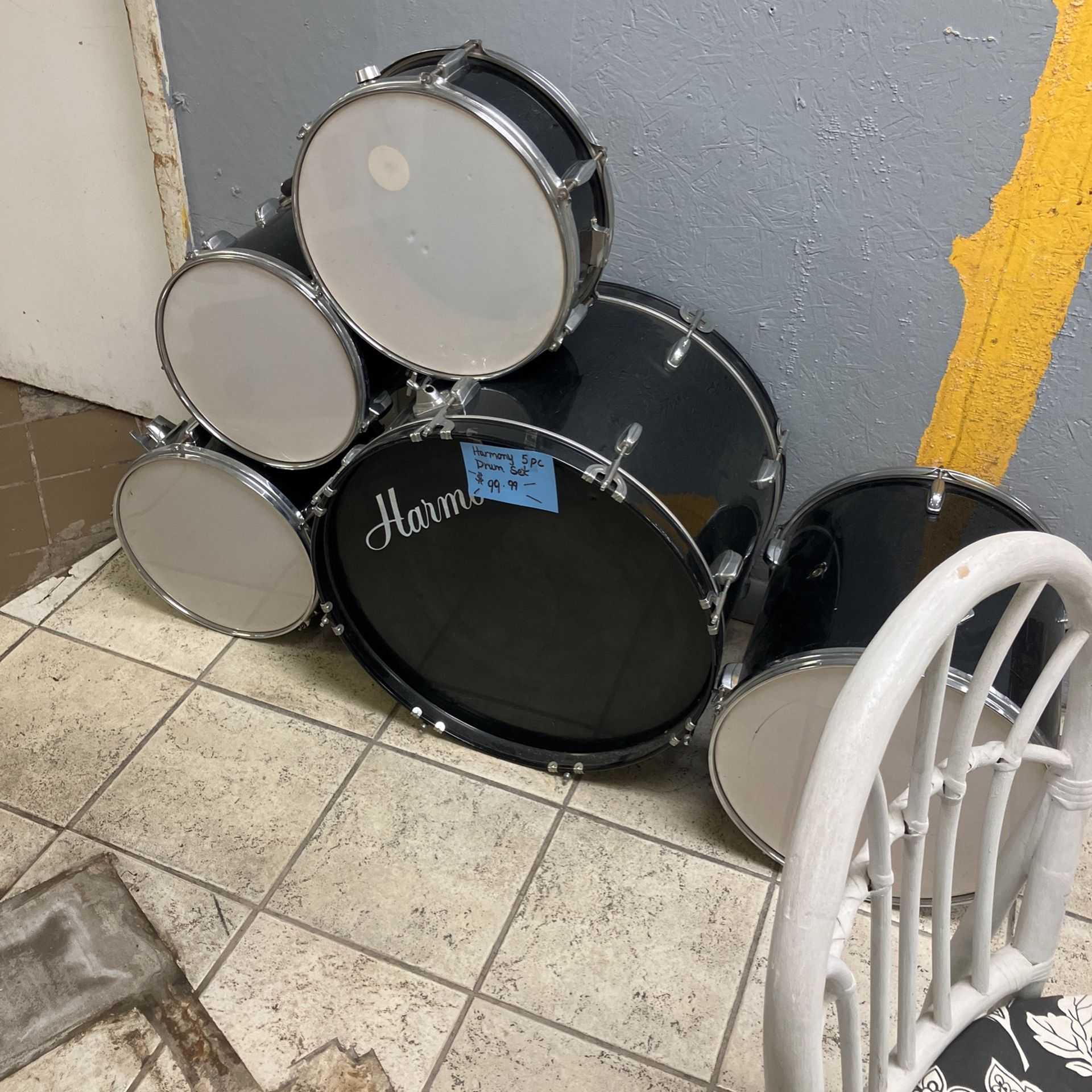 Harmony 5 Pc Drum Set