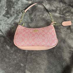 Pink Coach Teri Shoulder Bag