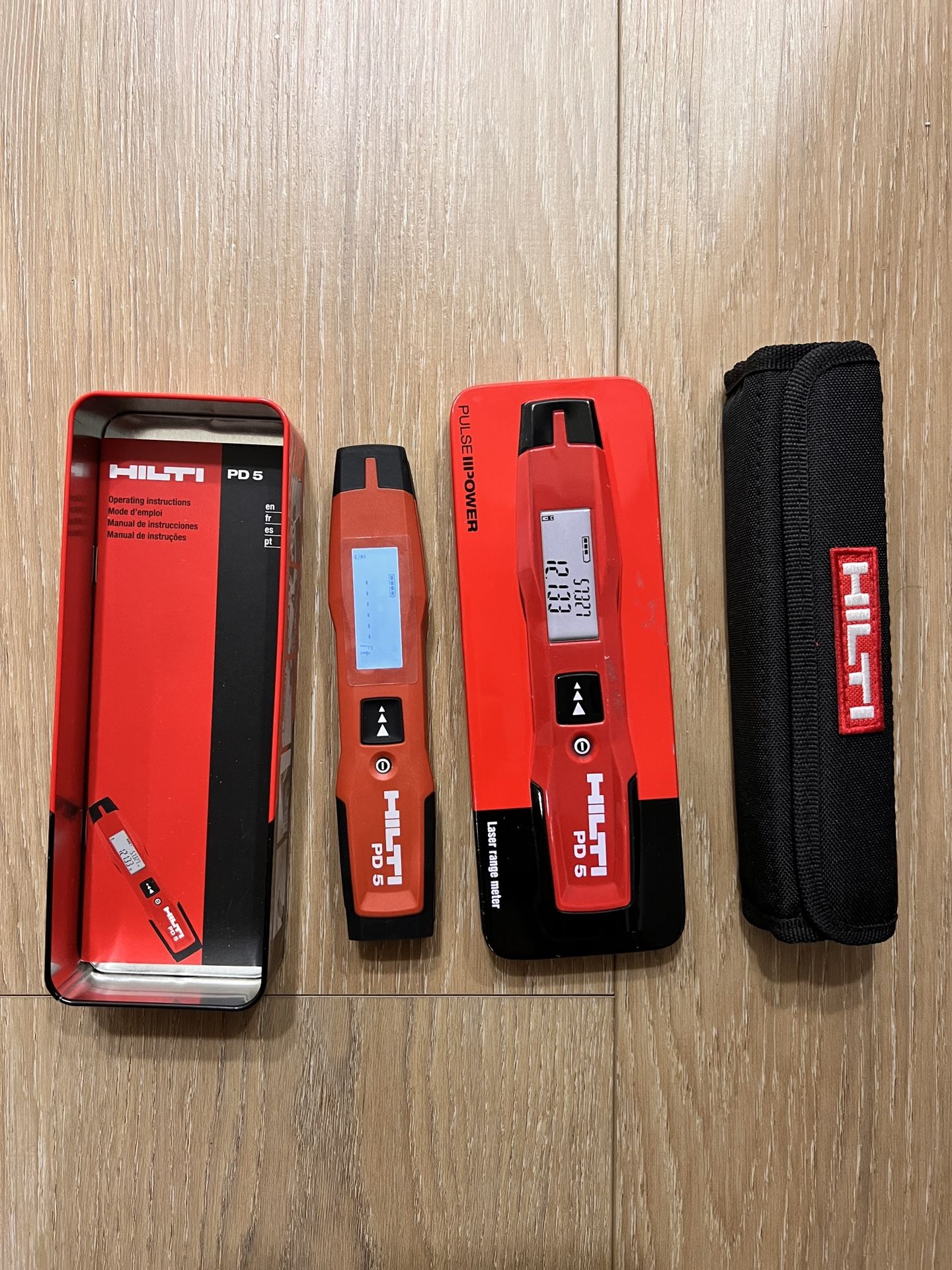 Hilti PD 5 One Touch Water Resistant Laser Range Meter