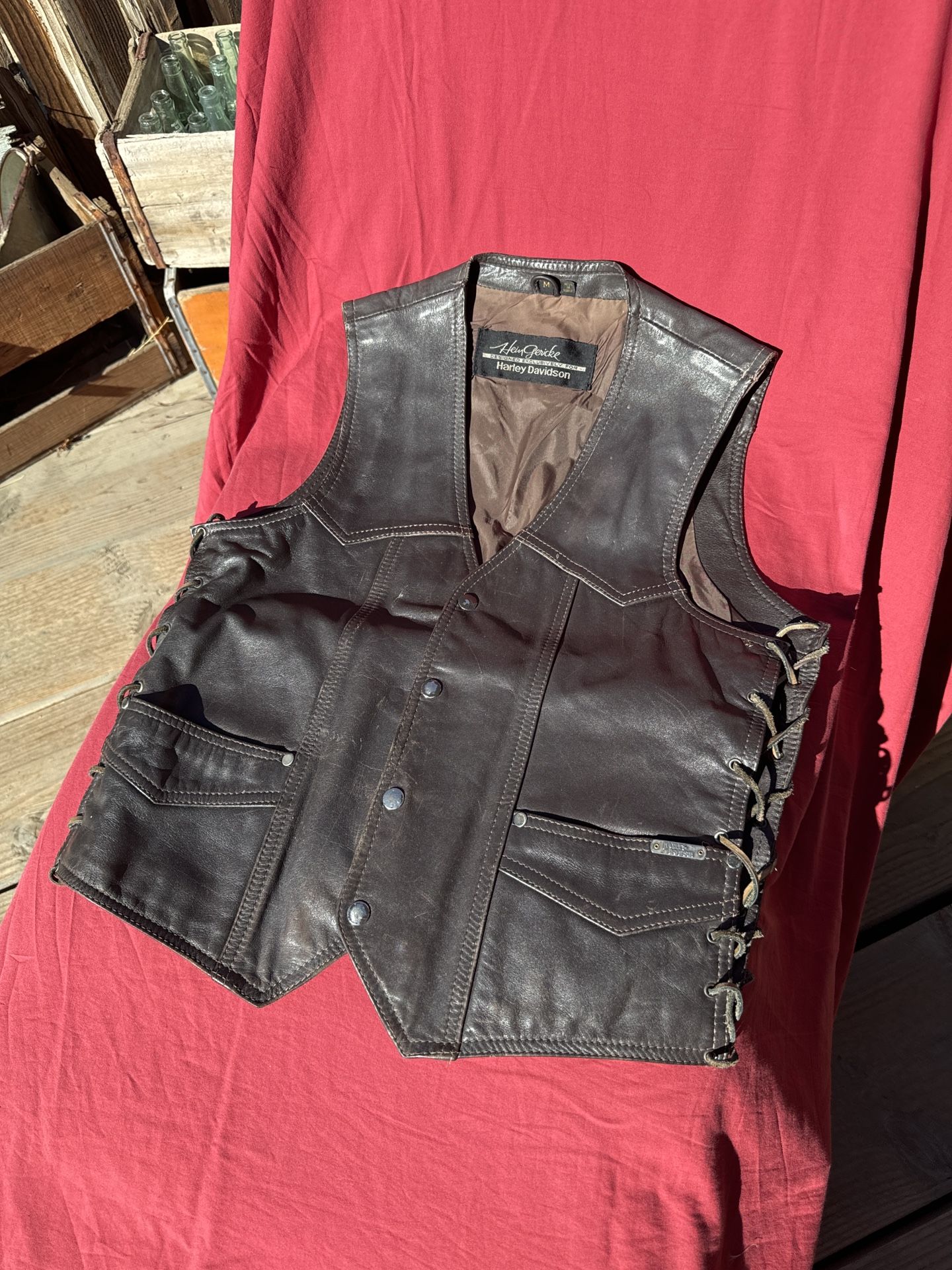 Harley Davidson’s Vintage Medium Leather Vest