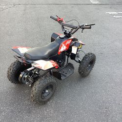 40CC 4-Stroke 4 Wheeler For Kids W/ Speed Control, Support Up to 143 LBS, top speed about 16mph