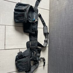 Work Tool Belt with Suspenders