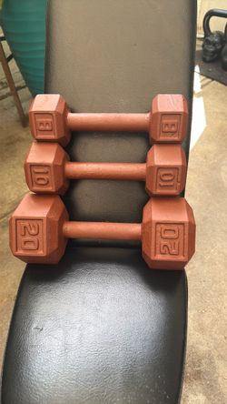 WIEGHTS 1 /20,1/10,1/8 total  Pounds 38