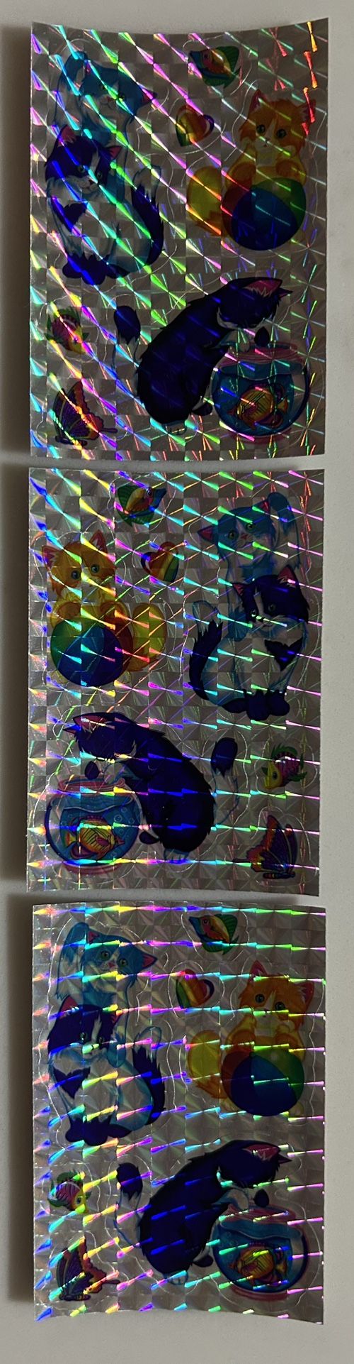 Rare Lisa Frank Sticker Strip S575-1