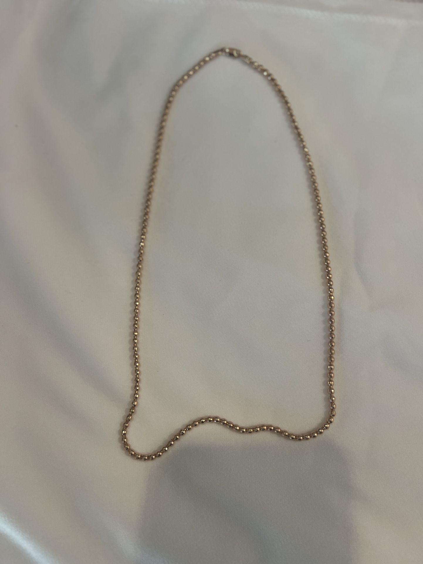 18k Rose Gold Chain 