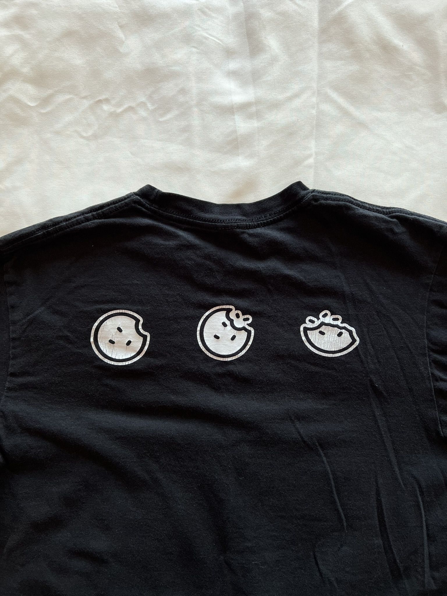 Crumbl Cookies, black T-shirt, size small, $10