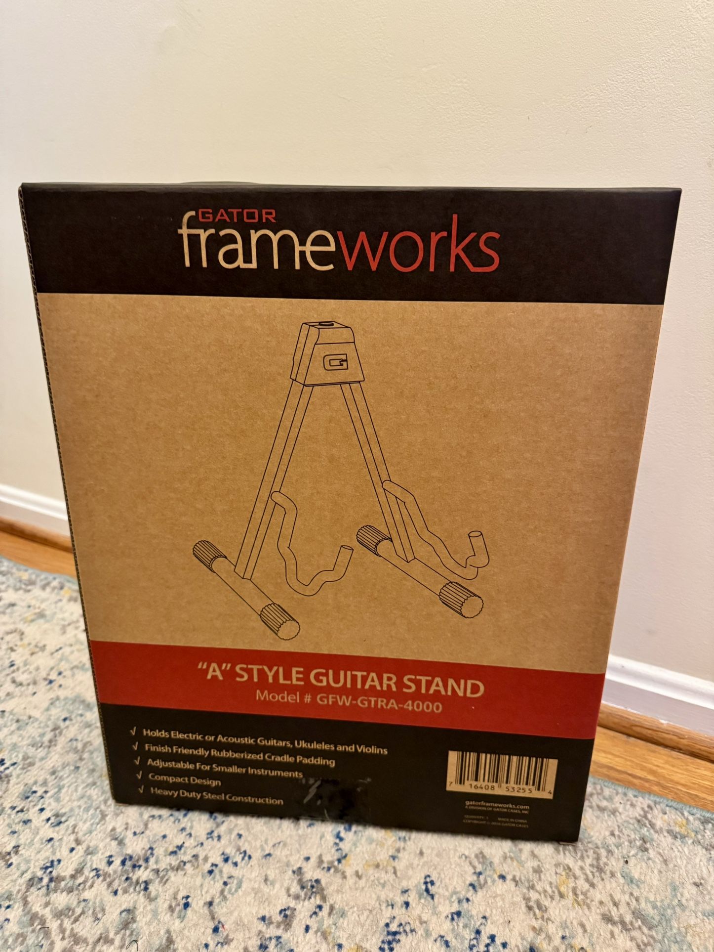 NEW Gator Frameworks GFW-GTRA-4000 Guitar Stand