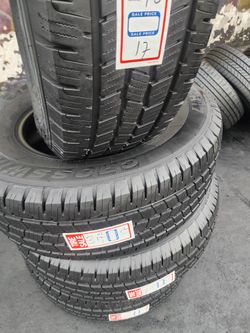 265/70R17 CROSSWIND LINGLONG TIRES QTY4 SET NEW WITH INSTALLATION AND BALANCE 