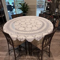 62” CROCHET TABLECLOTH