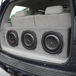Subwoofer Sound system for cars and trucks. Systema parra carros y trocas FINANCING NO CREDIT CHECK 