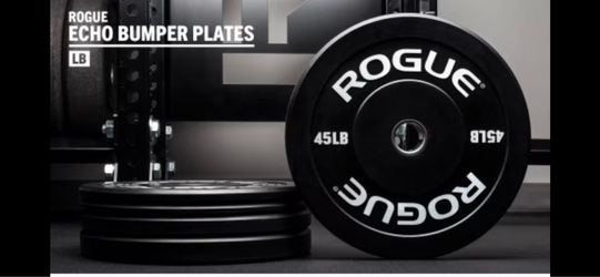 Rogue Echo Bumper Plates 260lb set- Black