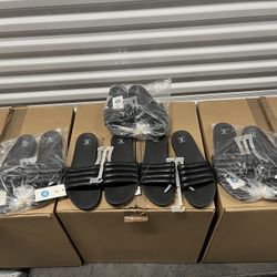 NEW Shade & Shore Black Sandals Size 12 **5 available****$3 Each Pair Or Take All For $10**