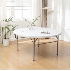 white foldable table 60 inch or 48 inch, AVAILABLE IN BULK