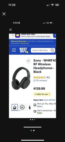 Sony Headphones New