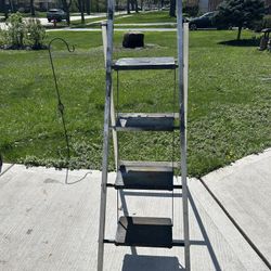 Folding Metal Ladder