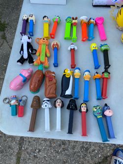 Collectible vintage PEZ dispensers