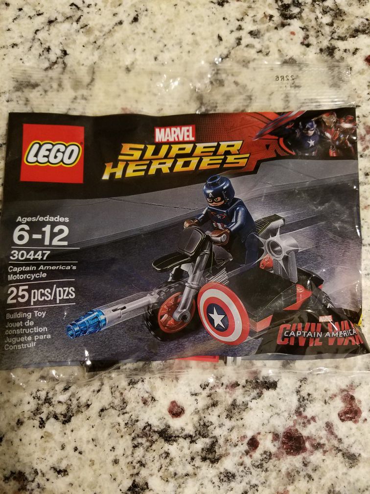 Lego Captain America Motorcycle