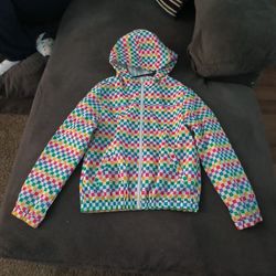 Vans Large Rainbow Checkered Mesh