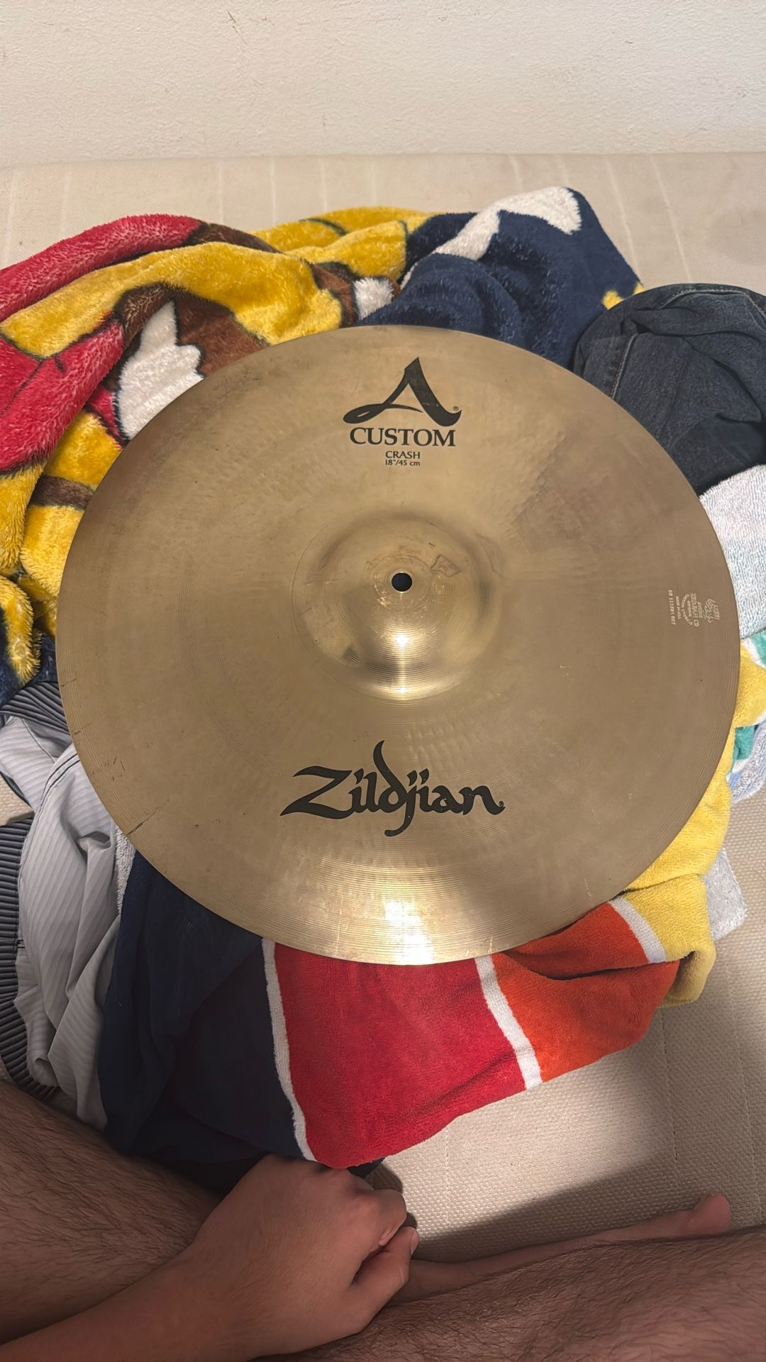 A Custom Zildjian Crash Cymbal 